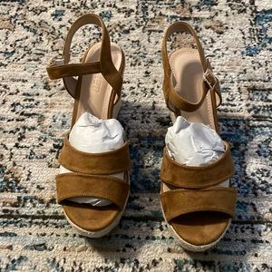 MixATB Women's Platform Espadrille Wedges Sandals for Women, Buckle Ankle size 9